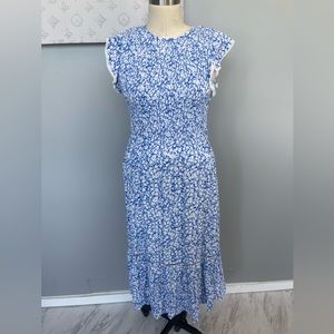 Lost + wonder Dress - blue print